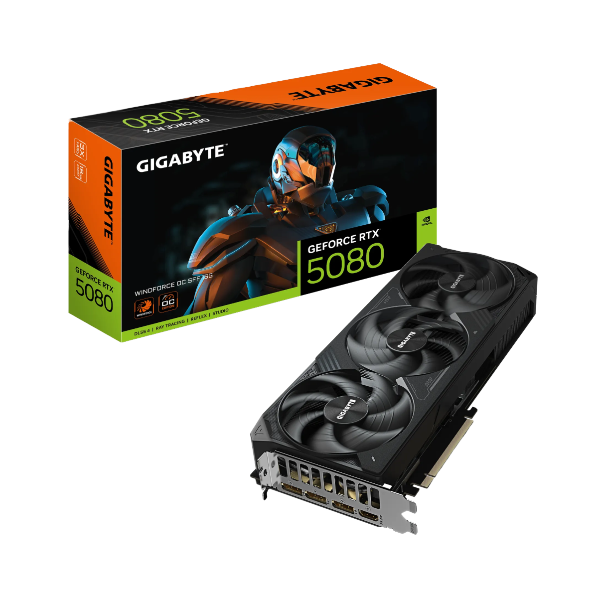 GIGABYTE WINDFORCE GeForce RTX 5080 16GB GDDR7 OC