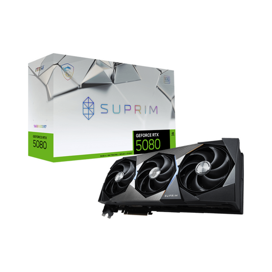MSI Suprim GeForce RTX 5080 16GB GDDR7 SOC