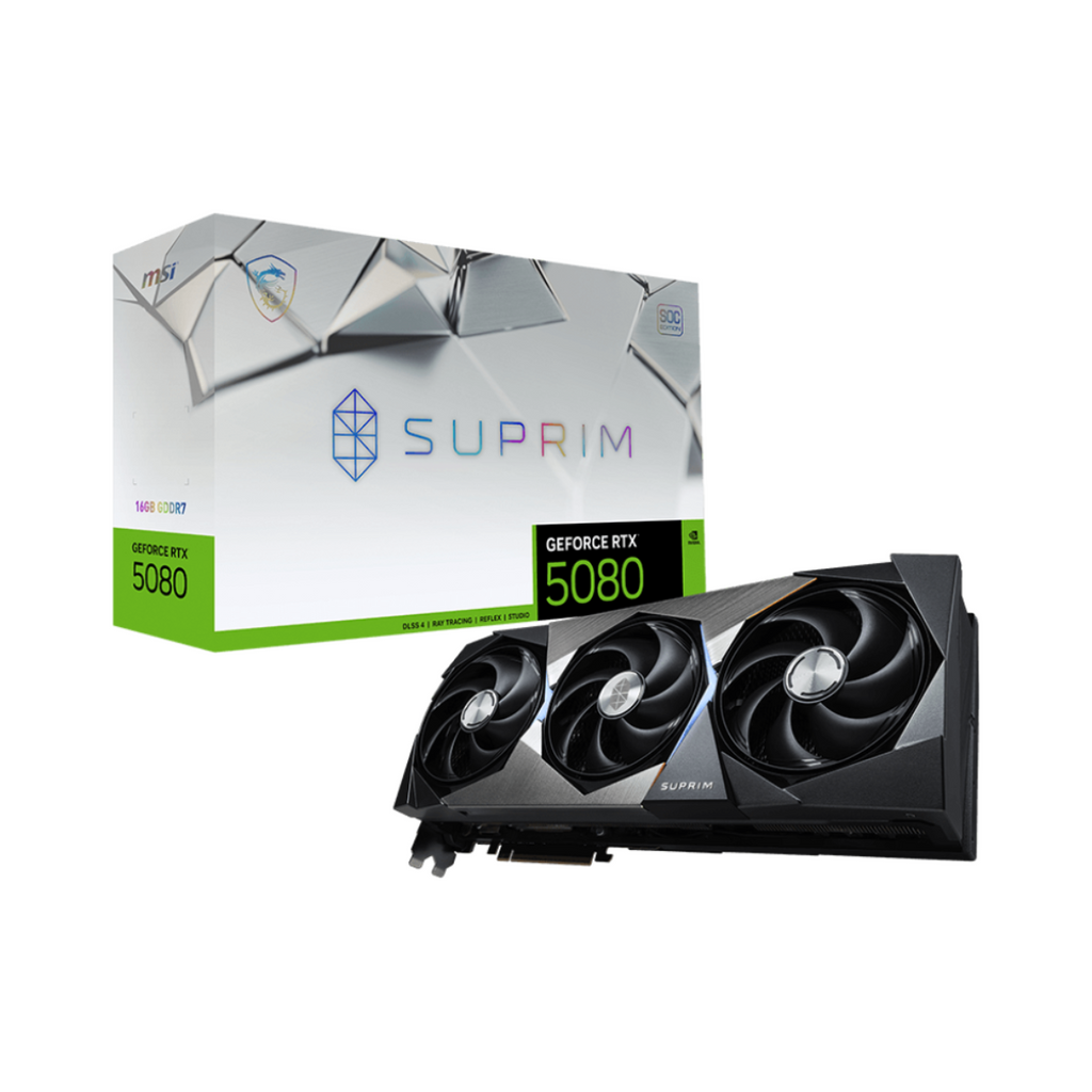 MSI Suprim GeForce RTX 5080 16GB GDDR7 SOC
