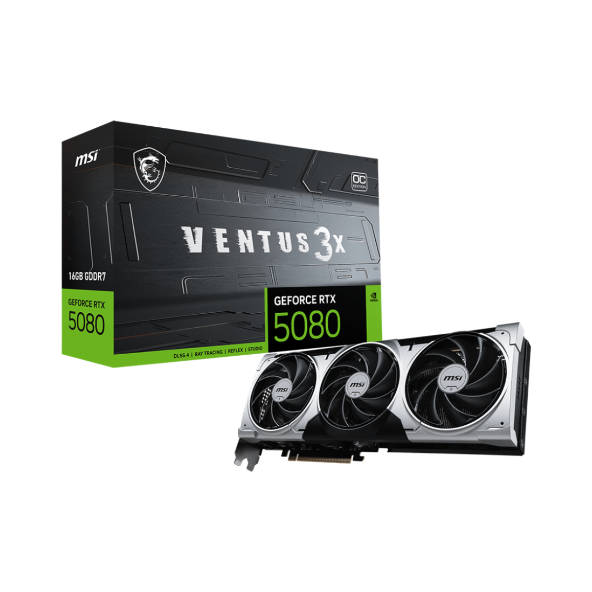 MSI Ventus GeForce RTX 5080 16G VENTUS 3X OC PLUS