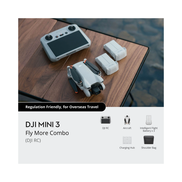 DJI Mini 3 Fly More Combo (DJI RC)