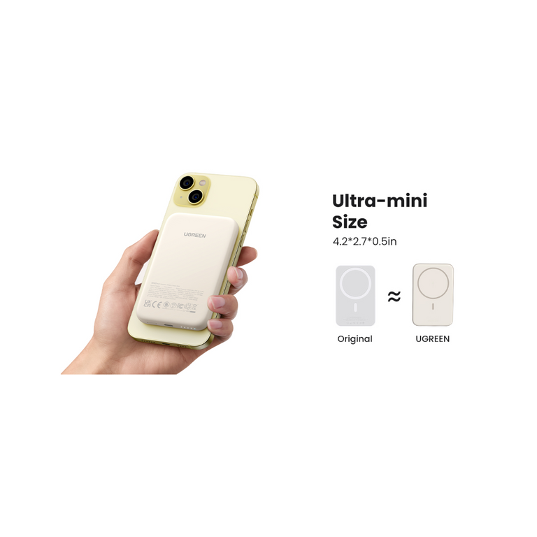 Power Bank magnético UGREEN 5000 mAh