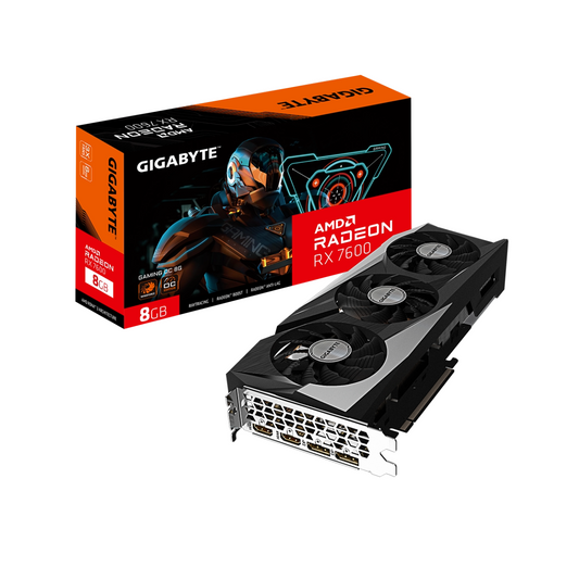 GIGABYTE Radeon RX 7600 Gaming OC 8G 3X WINDFORCE