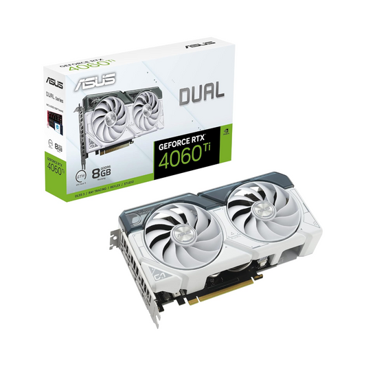 ASUS Dual GeForce RTX™ 4060 Ti White Edition