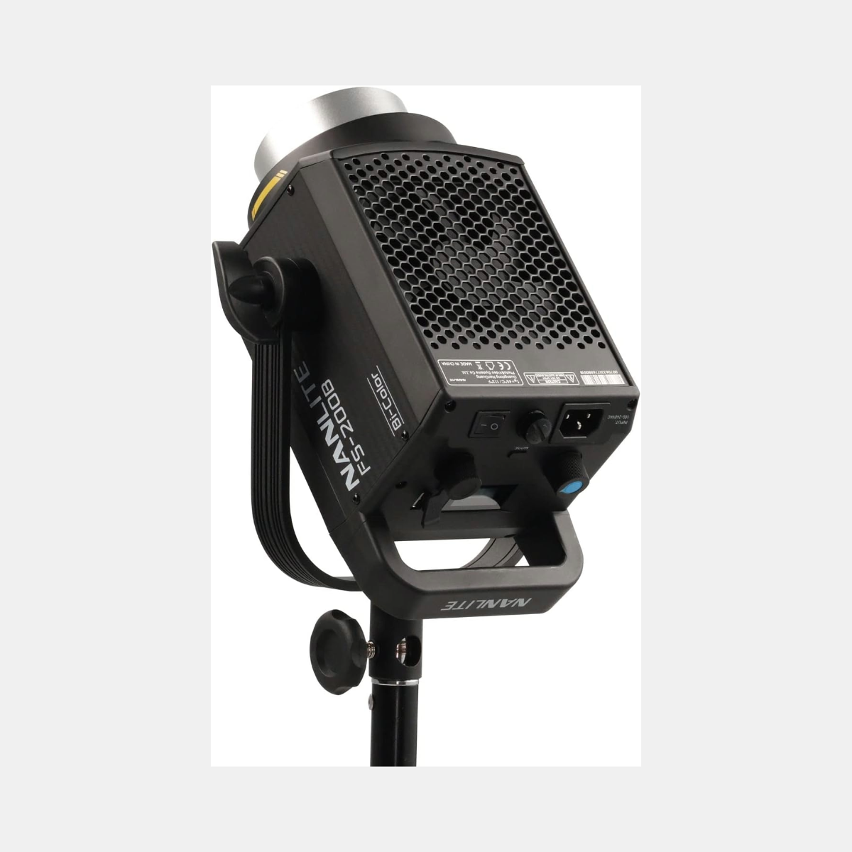 Nanlite FS-200B Bi-Color Studio Spotlight, 2700K-6500K, Bluetooth, 2.4G, montaje Bowens