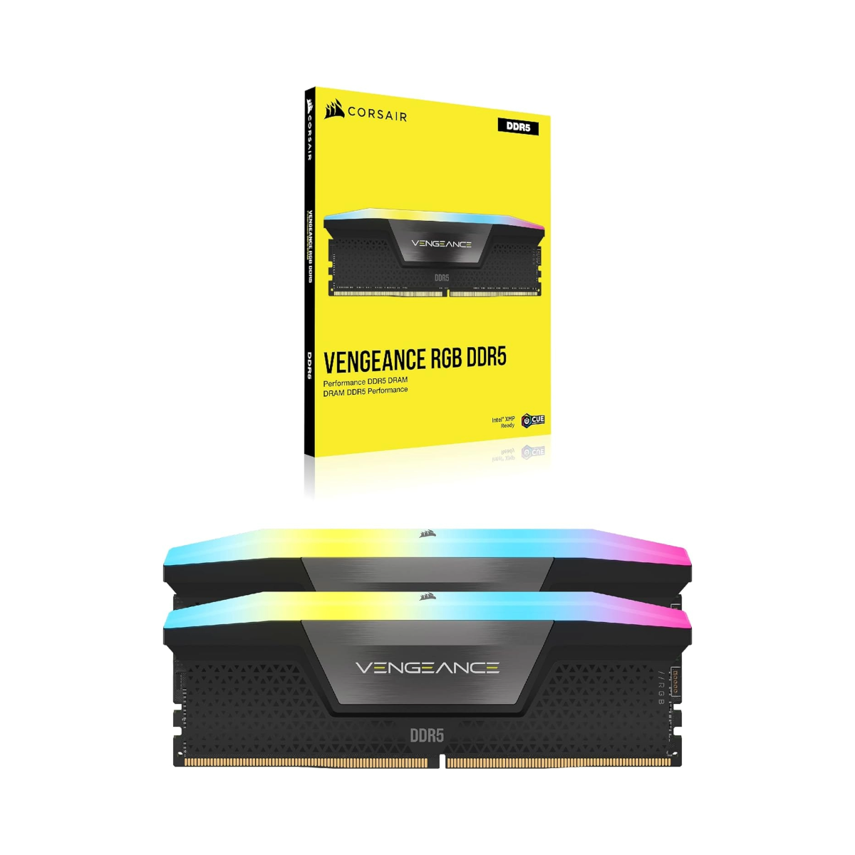 Corsair Vengeance RGB DDR5 RAM 32 GB (2 x 16 GB) 6000 MHz CL36